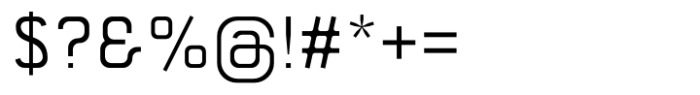Modex Sans Light Font OTHER CHARS