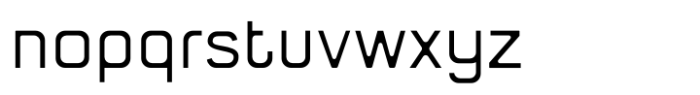 Modex Sans Light Font LOWERCASE