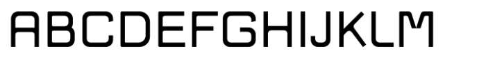 Modex Sans Regular Font UPPERCASE
