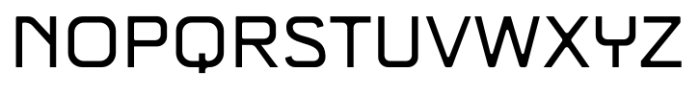 Modex Sans Regular Font UPPERCASE