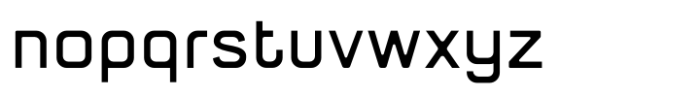 Modex Sans Regular Font LOWERCASE