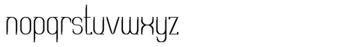 Modge Light Font LOWERCASE