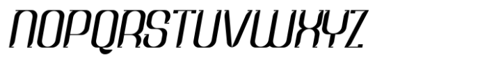 Modge Regular Oblique Font UPPERCASE