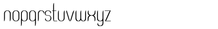 Modge Sans Light Font LOWERCASE