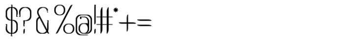 Modge Variable Font OTHER CHARS