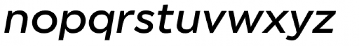 Modica Medium Italic Font LOWERCASE