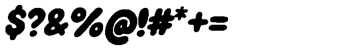 Modim Italic Font OTHER CHARS