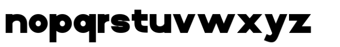 Modinova Black Font LOWERCASE