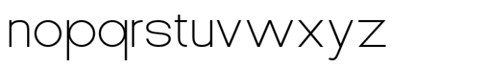 Modinova Extra Light Font LOWERCASE