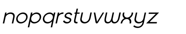 Modista Pro Light Italic Font LOWERCASE