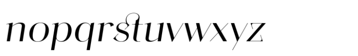 Modisto Italic Font LOWERCASE