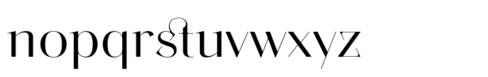 Modisto Regular Font LOWERCASE