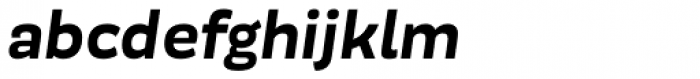 Modrnica Black Oblique Font LOWERCASE
