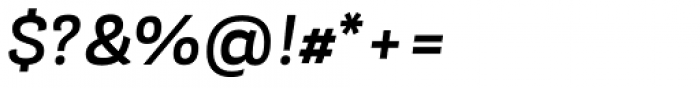 Modrnica Bold Oblique Font OTHER CHARS