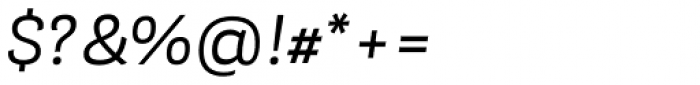 Modrnica Regular Oblique Font OTHER CHARS