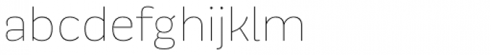 Modrnica Thin Font LOWERCASE