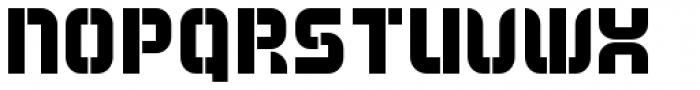 Modsten Bold Font LOWERCASE