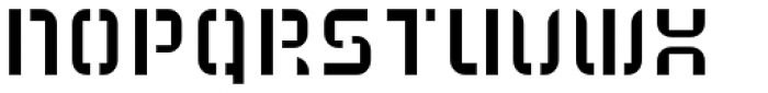 Modsten Font UPPERCASE