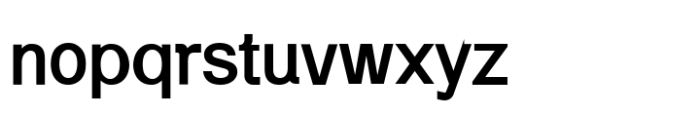 Modular Black Sans Bold Font LOWERCASE