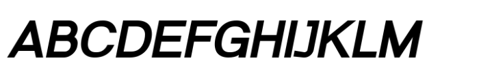 Modular Black Sans Extra Bold Italic Font UPPERCASE