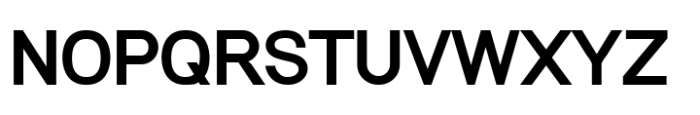 Modular Black Sans Extra Bold Font UPPERCASE
