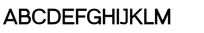 Modular Black Sans Medium Font UPPERCASE
