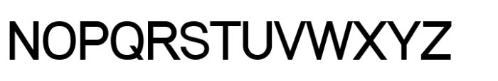 Modular Black Sans Regular Font UPPERCASE