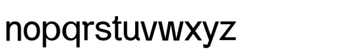 Modular Black Sans Regular Font LOWERCASE