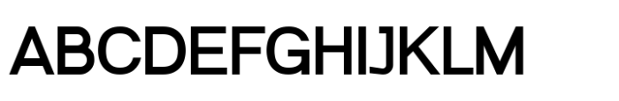 Modular Black Sans Semi Bold Font UPPERCASE