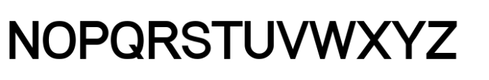 Modular Black Sans Semi Bold Font UPPERCASE