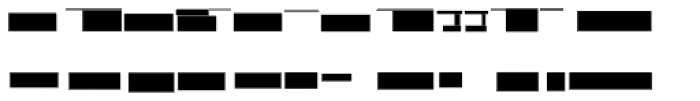 Modular Slab Roman4 Font LOWERCASE