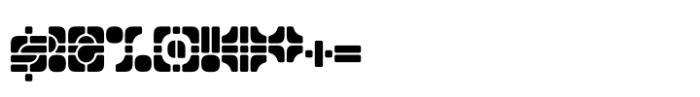 Module One Font OTHER CHARS