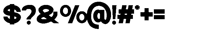 Moduline Font OTHER CHARS