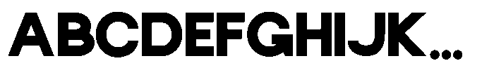 Moduline Font UPPERCASE