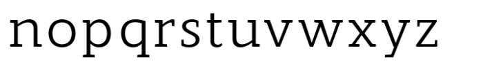 Modum Book Font LOWERCASE