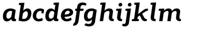 Modum ExtraBold Italic Font LOWERCASE