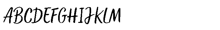 Modymel Font UPPERCASE