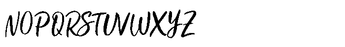Modymel Font UPPERCASE