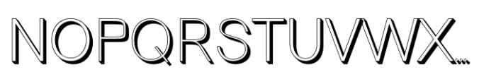 Moeharig Normal Extrude Font UPPERCASE