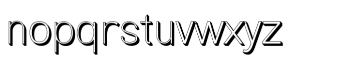 Moeharig Normal Extrude Font LOWERCASE