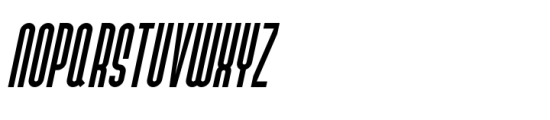 Moendem Italic Font UPPERCASE