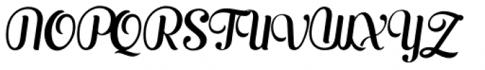 Mofita Italic Font UPPERCASE