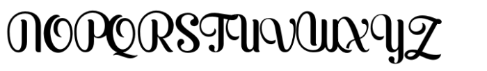 Mofita Regular Font UPPERCASE