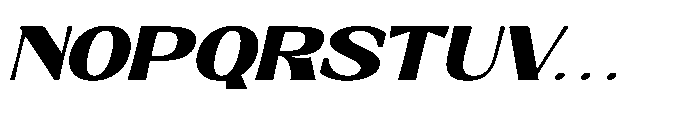 Mofiwe Italic Font UPPERCASE