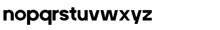 Mofugu Font LOWERCASE