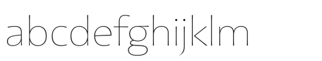 Mogand Thin Font LOWERCASE