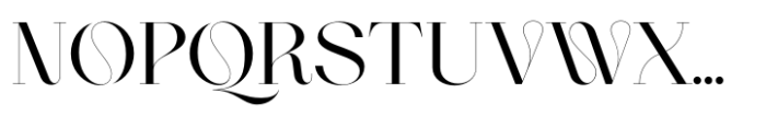 Mogani Font UPPERCASE