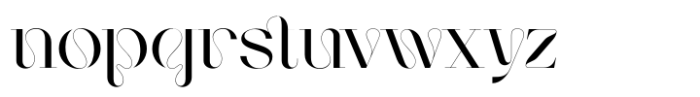 Mogani Font LOWERCASE