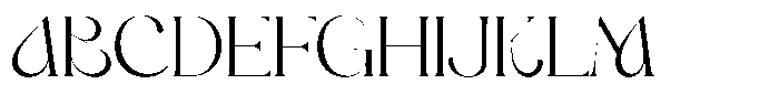 Mogart Font UPPERCASE