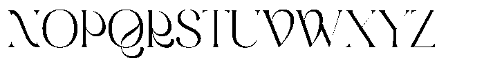 Mogart Font UPPERCASE